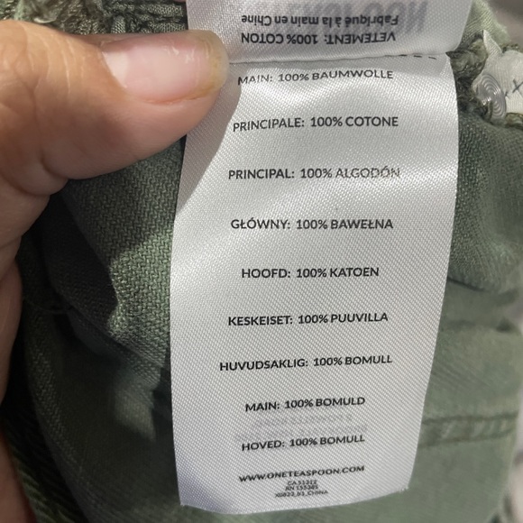 *** not for sale***New One Teaspoon Bandits super Khak shorts size 25 solid de - Picture 6 of 9